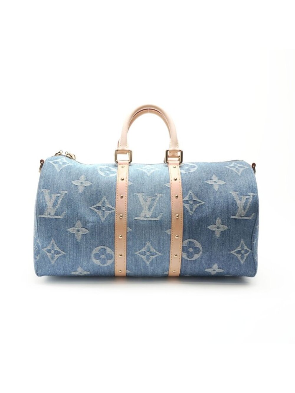 Louis Vuitton Boston Bag Monogram Denim Keepall Bandouliere 45 - Picture 3 of 10